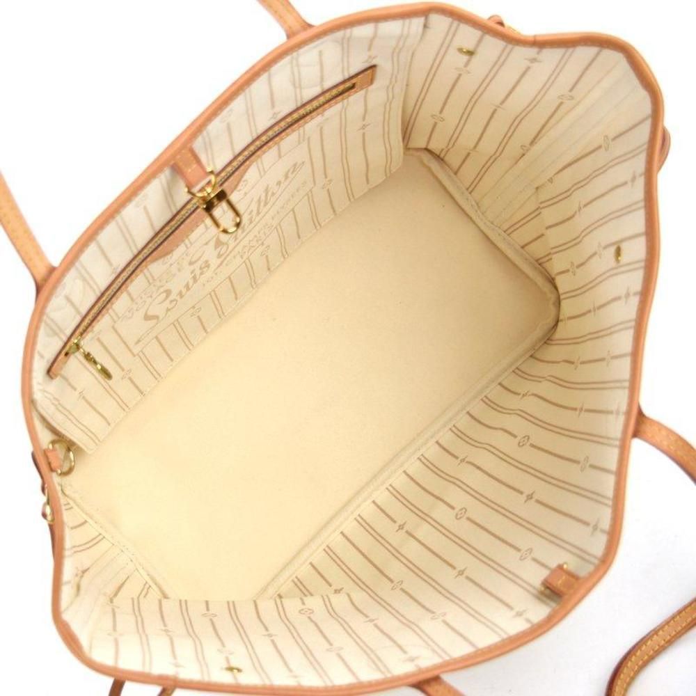 Tote Bag Damier Azur Neverfull MM Large Capacity Beige Ivory - Picture 11 of 14